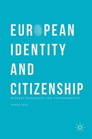 Front cover of European Identity and Citizenship by Sanja Ivic