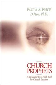Front cover of Church Prophets by Paula A., Ph.D. Price
