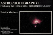 Cover of Astrophotography II by Patrick Martinez