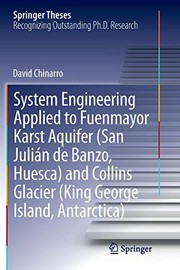 Front cover of System Engineering Applied to Fuenmayor Karst Aquifer  and Collins Glacier by David Chinarro