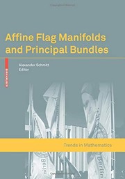 Front cover of Affine Flag Manifolds and Principal Bundles by Alexander Schmitt