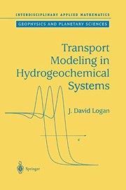 Cover of Transport Modeling in Hydrogeochemical Systems by J.David Logan