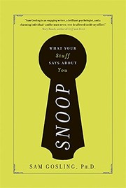 Cover of Snoop by Sam Gosling