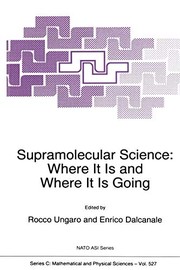 Cover of Supramolecular Science by Rocco Ungaro
