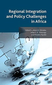 Front cover of Regional Integration and Policy Challenges in Africa by A. Elhiraika