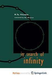 Front cover of In Search of Infinity by N.Ya Vilenkin
