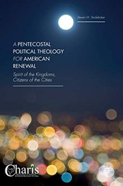 Cover of A Pentecostal Political Theology for American Renewal by Steven M. Studebaker