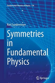 Cover of Symmetries in Fundamental Physics by Kurt Sundermeyer