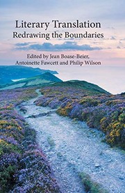Front cover of Literary Translation by J. Boase-Beier