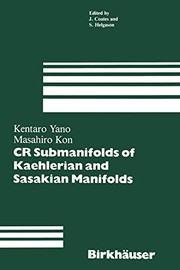 Cover of CR Submanifolds of Kaehlerian and Sasakian Manifolds by Kentaro Yano
