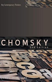 Cover of Chomsky by James McGilvray