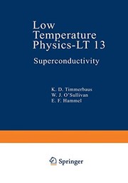 Front cover of Low Temperature Physics-LT 13 : Volume 3 by K. D. Timmerhaus