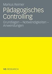 Cover of Pädagogisches Controlling by Markus Reimer