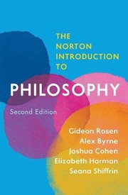 Front cover of The Norton Introduction to Philosophy by Gideon Rosen