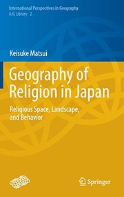 Front cover of Geography of Religion in Japan by Keisuke Matsui
