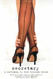 Front cover of Secretary by Erin Cressida Wilson