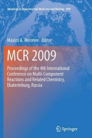 Front cover of MCR 2009 by Maxim A. Mironov