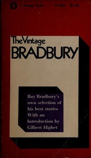 Front cover of The vintage Bradbury by Ray Bradbury