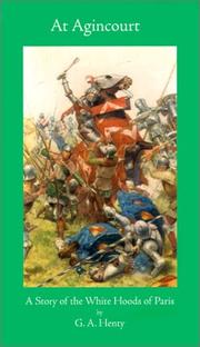 Front cover of At Agincourt by G. A. Henty