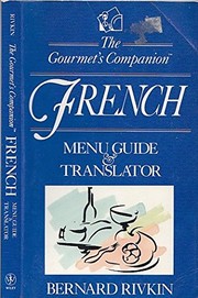 Cover of French menu guide & translator by Bernard Rivkin