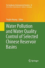 Front cover of Water Pollution and Water Quality Control of Selected Chinese Reservoir Basins by Tinglin Huang
