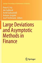 Cover of Large Deviations and Asymptotic Methods in Finance by Peter K. Friz