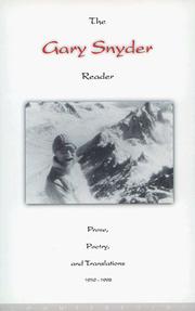 Cover of The Gary Snyder reader by Gary Snyder
