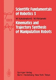 Front cover of Kinematics and Trajectory Synthesis of Manipulation Robots by M. Vukobratovic