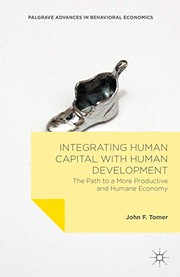 Cover of Integrating Human Capital with Human Development by John F. Tomer