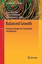 Cover of Balanced Growth by Giulia Mennillo