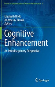 Cover of Cognitive Enhancement by Elisabeth Hildt
