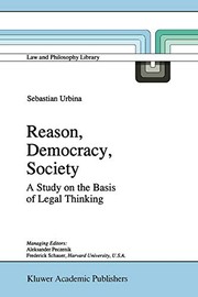 Front cover of Reason, democracy, society by Sebastian Urbina