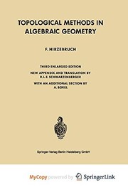 Cover of Topological Methods in Algebraic Geometry by Friedrich Hirzebruch
