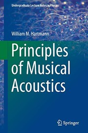 Front cover of Principles of Musical Acoustics by William M. M. Hartmann