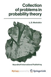 Front cover of Collection of problems in probability theory by L.D. Meshalkin