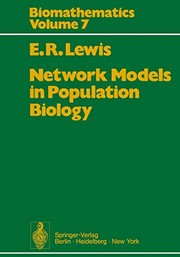 Front cover of Network Models in Population Biology by Edwin R. Lewis