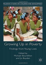 Cover of Growing Up in Poverty by M. Bourdillon