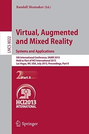 Cover of Virtual, Augmented and Mixed Reality by Randall Shumaker