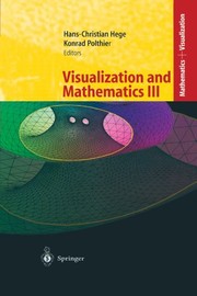 Cover of Visualization and Mathematics III by Hans-Christian Hege