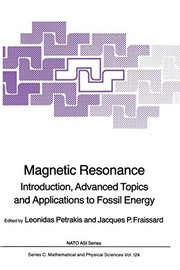 Front cover of Magnetic Resonance by Leonidas Petrakis