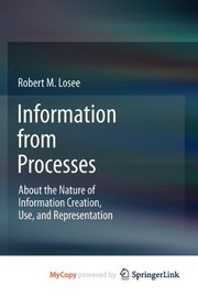 Cover of Information from Processes by Robert M. Losee