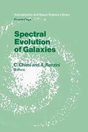 Front cover of Spectral Evolution of Galaxies by C. Chiosi