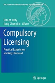 Cover of Compulsory Licensing by Reto M. Hilty