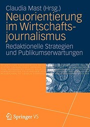 Front cover of Neuorientierung im Wirtschaftjournalismus by Claudia Mast