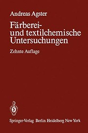 Front cover of Färberei- und textilchemische Untersuchungen by Andreas Agster