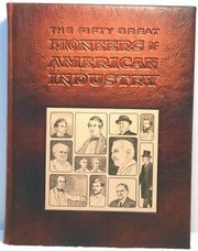 Front cover of Pioneers of American Business Industry by Shelby G. Sterling
