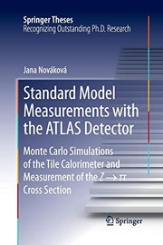 Front cover of Standard Model Measurements with the ATLAS Detector by Jana Nováková