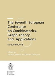 Cover of The Seventh European Conference on Combinatorics, Graph Theory and  Applications by Jaroslav Nešetřil