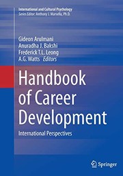 Front cover of Handbook of Career Development by Gideon Arulmani