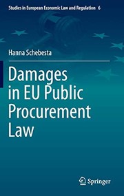 Front cover of Damages in EU Public Procurement Law by Hanna Schebesta